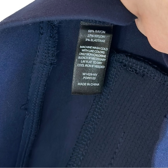 Betabrand Yoga Bootcut Dress Pants Navy Blue - Women’s Size Small - Picture 3 of 4